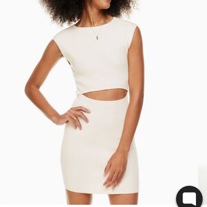 aritzia cut out mini dress